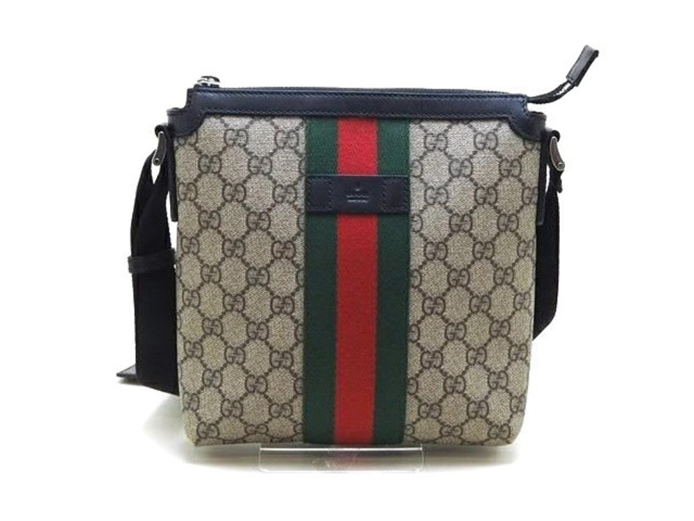 Gucci Bag Shoulder GG Supreme Canvas Calf